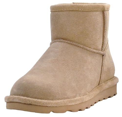 BEARPAW Women's Alyssa Boot, Birch, 9 M
