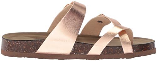 Steve Madden Girls Shoes Beached Flat Sandal, Rose Gold, 5 | Image 5