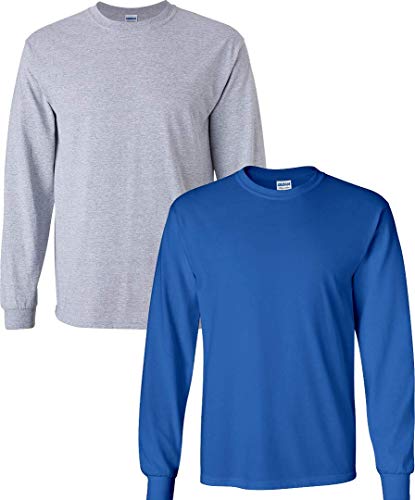 Image of Gildan Men's Ultra Cotton Long Sleeve T-shirt, Style G2400
