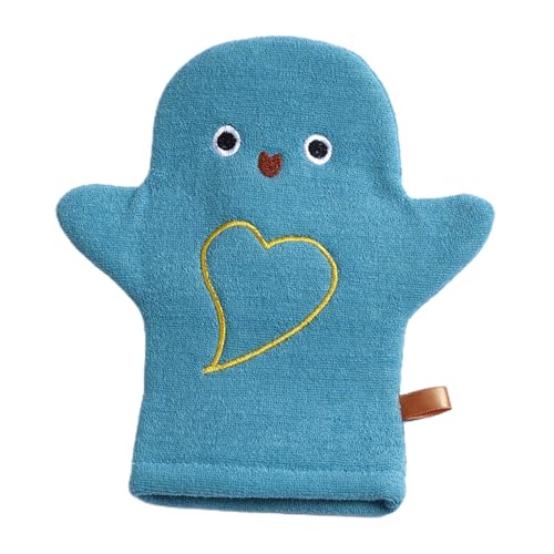 Manopla de baño para bebé, paños para niños pequeños, con diseño de , guantes de esponja para cuerpo, manos, cabello, cabelludo, limpieza de ducha