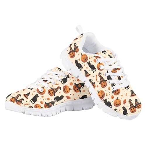 Forchrinse Kids Running Shoes for Boys Girls Breathable Lace Up Walking Sneakers Lightweight Tennis Athletic Footwear3