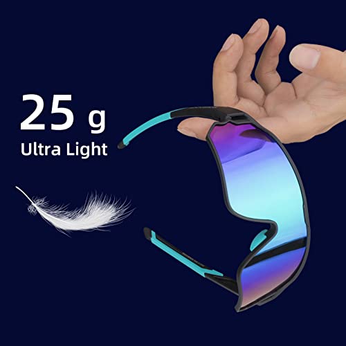 Image of ROCKBROS Polarized Sports Sunglasses Men Women - UV400 Protection Goggle with Myopia Frame for Running Cycling Driving
