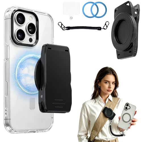 Soporte magnético para teléfono con clip para cinturón de mochila para senderismo Ysnzaq