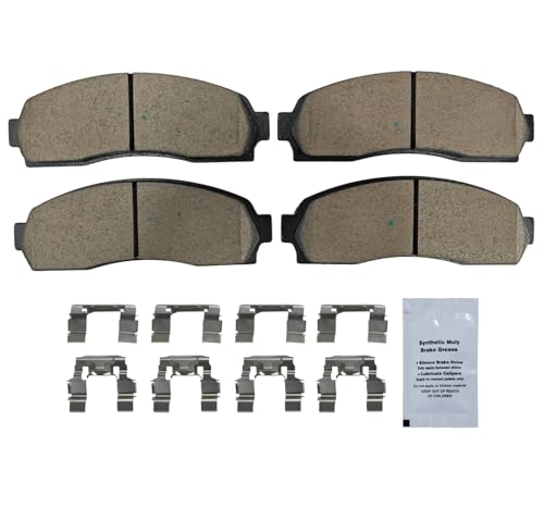 Image of HUSCH D833 Front Ceramic Brake Pads Kit Fit For Chevrolet Equinox 2005-2006, For Ford Explorer 2002-2005, For Mazda 2003-2009, For Mercury Mountaineer 2002-2005, For Pontiac Torrent 2006