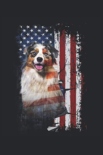  Pastore australiano: Australian Shepherd: Checkered Book 6x9 pollici con 120 pagine Taccuino del pastore australiano