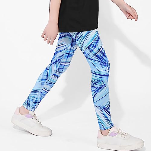 Kids High Waist Legging Colorful Prints Full Length Soft Stretchy Yoga Pants School Dance Motion Casual for Children2