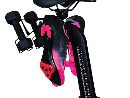 Shoe Hanger Compatible with Peleton Bikes, For Cycling Shoes, Modern Design, Perfect Fit, Cycling Accessories, Space-Saving, Black, Designed for Peloton Bike Plus, Made in Texas, 1 ct.