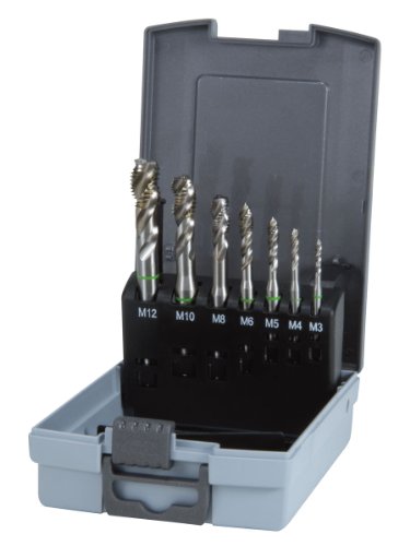 Ruko 245062RO Maschinengewindebohrer Satz HSS Co 5 DIN 371/376, 7-teilig