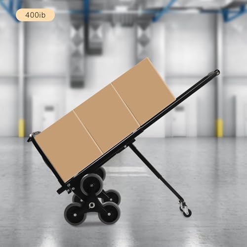 Carrito Plegable Resistente para Carga Pesada Negro miniatura 3
