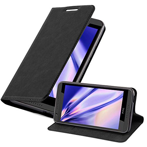 cadorabo Coque pour HTC Desire 820 en Noir Nuit - Housse Protection avec Fermoire Magnétique,...