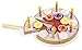 Small Foot-11509 Torta di Compleanno da Tagliare con candeline, in Legno, Ruolo, Accessori per la Cucina per Bambini Giocattoli, Multicolore, 11509