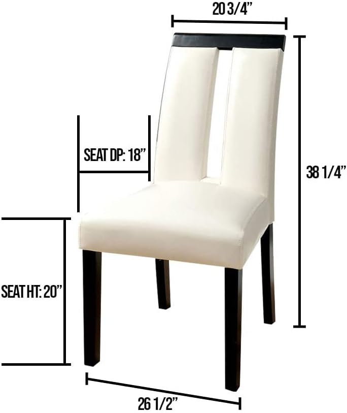 Miniatura 3 de Juego de 2 sillas de comedor para habitación, mesa de cocina y sillas de asiento, marco de madera maciza, tapizado de tela, sillas laterales,