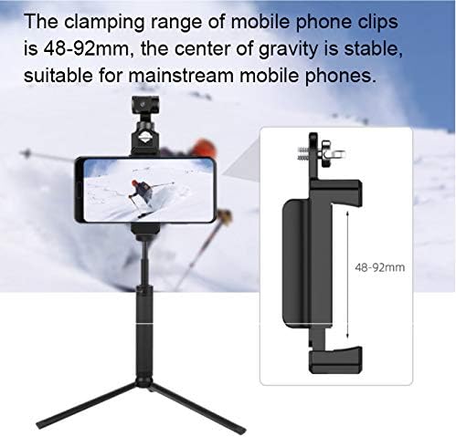Miniatura 7 de Hooshion Soporte de teléfono de montaje abrazadera clip de teléfono soporte de extensión teléfono trípode montaje para FIMI Palm Cámara