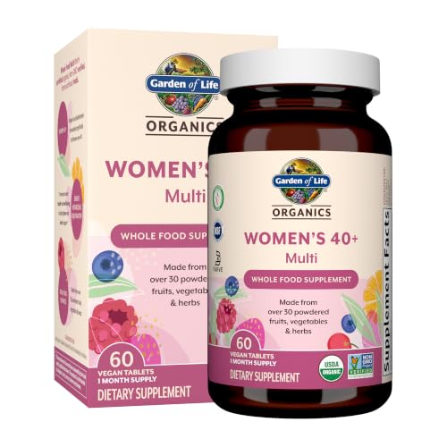Garden of Life Organics Women's 40+ Multivitamin, Vegan, 60 Tablets - image 1