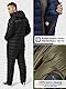 Walksey Down Suit, Der Daunen Outdoor Jumpsuit für Damen & Herren, Leicht Warm & Funktionell (Black, M)