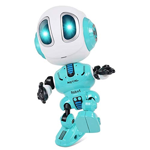 Robô inteligente, brinquedo para crianças, 10 horas tempo funcionamento com carregamento USB, brinquedo eletrônico interativo com olhos LED, brinquedos para crianças a partir 3 anos, presente para meninos e meninas