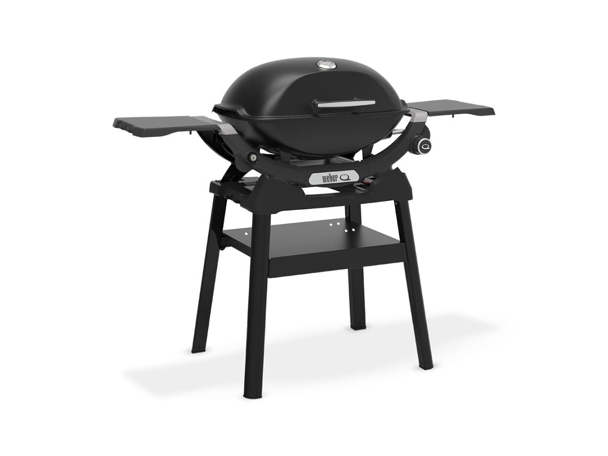 Barbacoa de gas Weber Q 2200 Negro, sobre pie, potencia 4110 W