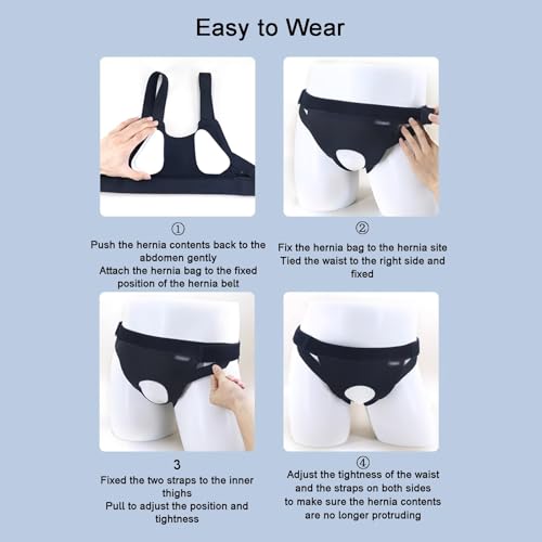 Faja para Hernia, Ajustable, Tamaño Pequeño, Gris miniatura 6