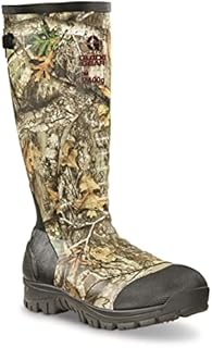 Guide Gear Men's Ankle Fit Insulated Rubber Boots, 2,400-gram, Realtree Edge, 11D (Medium)
