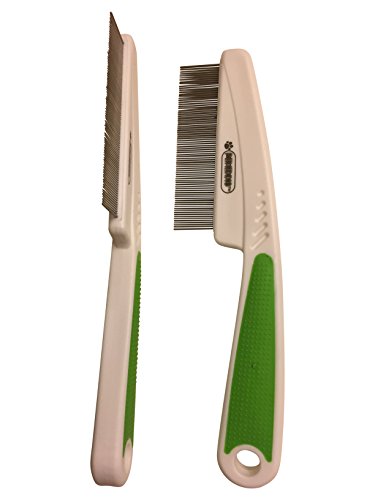 Pixikko Fine Spaced Pin Comb - Extra Fine 18mm Metal Pins Remove Flaky skins and Loose Hair - Image 5