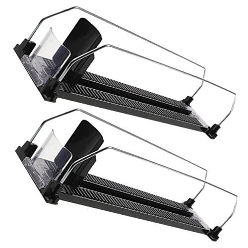 BESTYASH 2Pcs Automatic Beverage Pusher Dispenser Drink Puller for Supermarket Shelves Efficient Glide System for Vending Machines Easy Installation