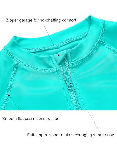 Image of Toddler Boys Swim Shirts Rash Guard Long Sleeve UPF 50+ Sun Protection