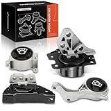 A-Premium 4PCS Engine Motor Mount and Transmission Mount Kit Compatible with Saturn Vue 2008 2009 2010, 2.4L, Automatic Transmission Only, Replace# 25911133, 19181798