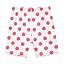 Polka Dot White Bright Red