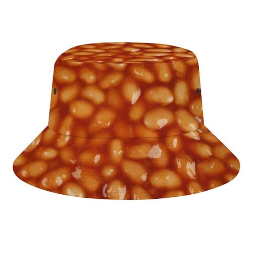 Image of Food Golden Corn Bucket Hats Unisex Washed Cotton Lightweight Outdoor Summer Beach Sun Hats Men Women Bucket Hat for Travel