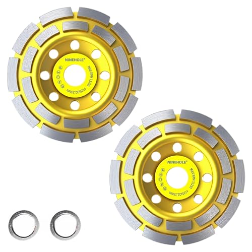 2pcs Muela Diamante 125 x 22,23 mm