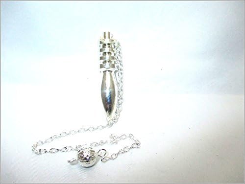 Jet Egyptian 4 Plate Isis Karnak Silver Pendulum 4 Ring Chamber Reiki Wiccan Free Booklet Jet International Crystal Therapy Healing Dowsing La