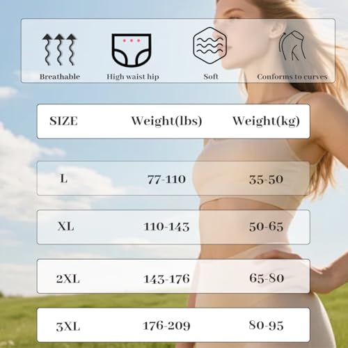 Choosemuc Underwear Ice Silk Panties 7a, 3-in-1 Panties Women's High-Waisted Ice Silk Tummy Control and Butt Lift Underwear3