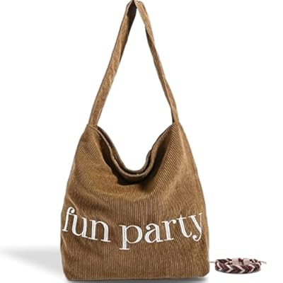 Women Corduroy Tote Bag Hobo Casual Tote's ...