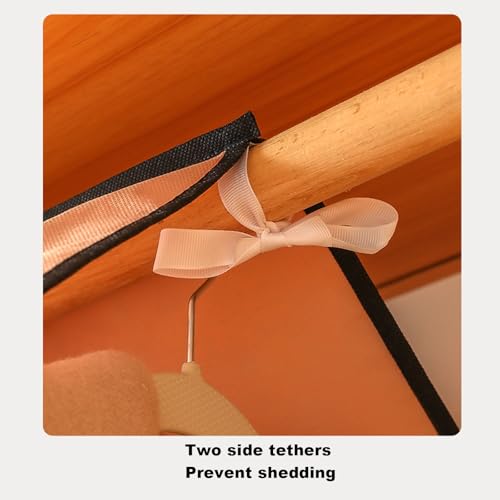 Garment Storage Bags for Hanging Clothes, Clothing Rack Cover, can be Used for Long Clothes, Dresses, Suits, Visible Window(90x120cm/35x47in)4