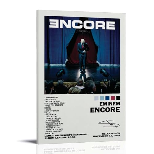 Poster Eminem Encore pour Murs Vides Peinture Décoration Chambre Cadre