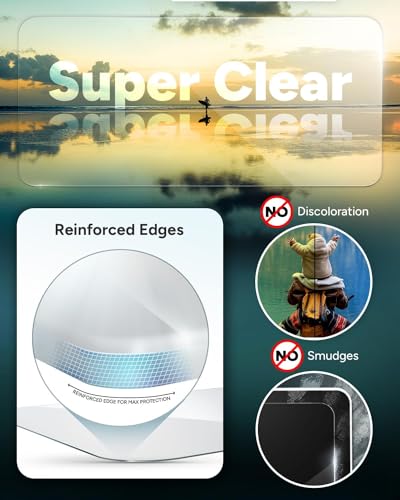 Image of ZAGG Glass Elite Anti-Reflective Samsung Galaxy Z Flip6 Camera Lens Protector - Tempered Glass Lens Protector with Polycarbonate Frame, 5X Stronger, Maximum Scratch Protection, Smudge Resistant