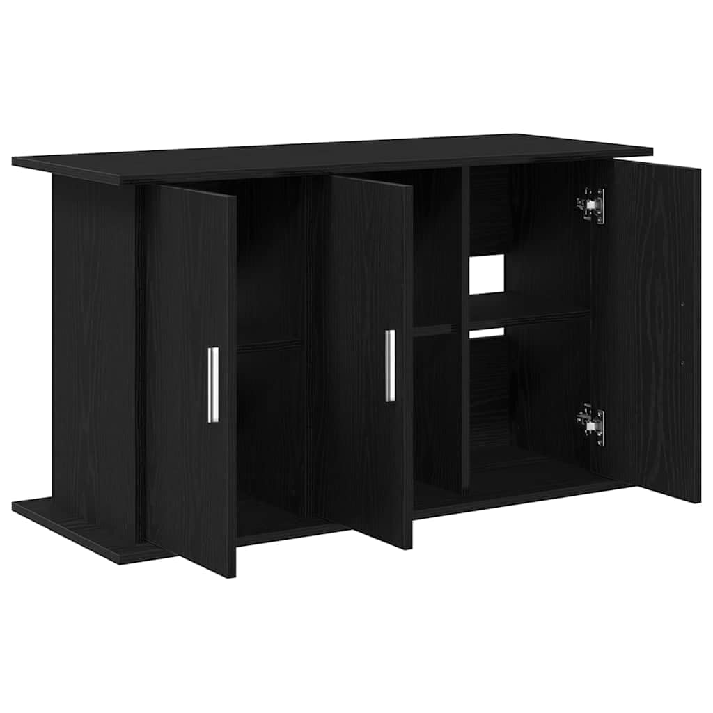 vidaXL Support d'aquarium Chêne Noir 101 x 41 x 58 cm Bois d'ingénierie