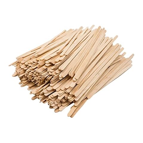 Cathys Candy Cart Large Bag of 1000 x 5.5 Inch Biodegradable Wooden Birchwood Coffee, Drink, Stirrers/Mixers. Ideal for Home Or Office Use. Non Plastic. Easy Recycle, Brown Cover