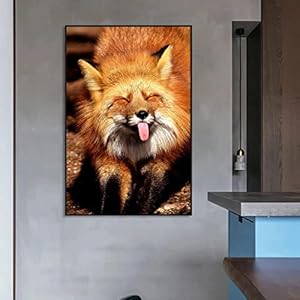 Kinderkamer Decor Foto Dier Canvas Schilderijen Muur Kunst Leuke Vos Posters en Prints Decoratie voor Thuis 60x90cm|23…