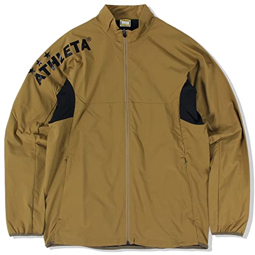 ATHLETA アスレタ 裏地付きストレッチウインドジャケット L GLD