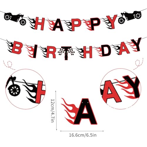 Image of Happy Birthday Banner Birthday Party Supplies (Black1)