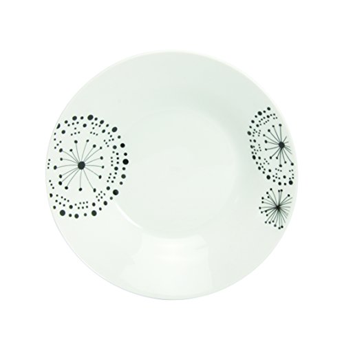 Lot De 6 Assiettes Plates "Flower" 26cm Bleu