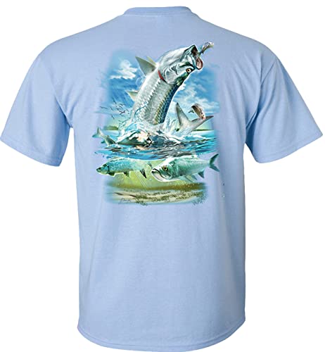 Tarpon Tumble T-Shirt Silver King Fishing Graphic3