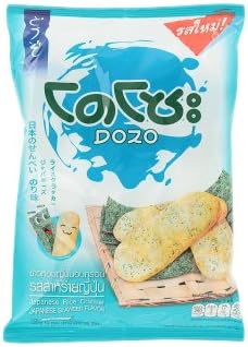Dozo Japanese Rice Cracker 56g 3 Pack (Japanese Seaweed)