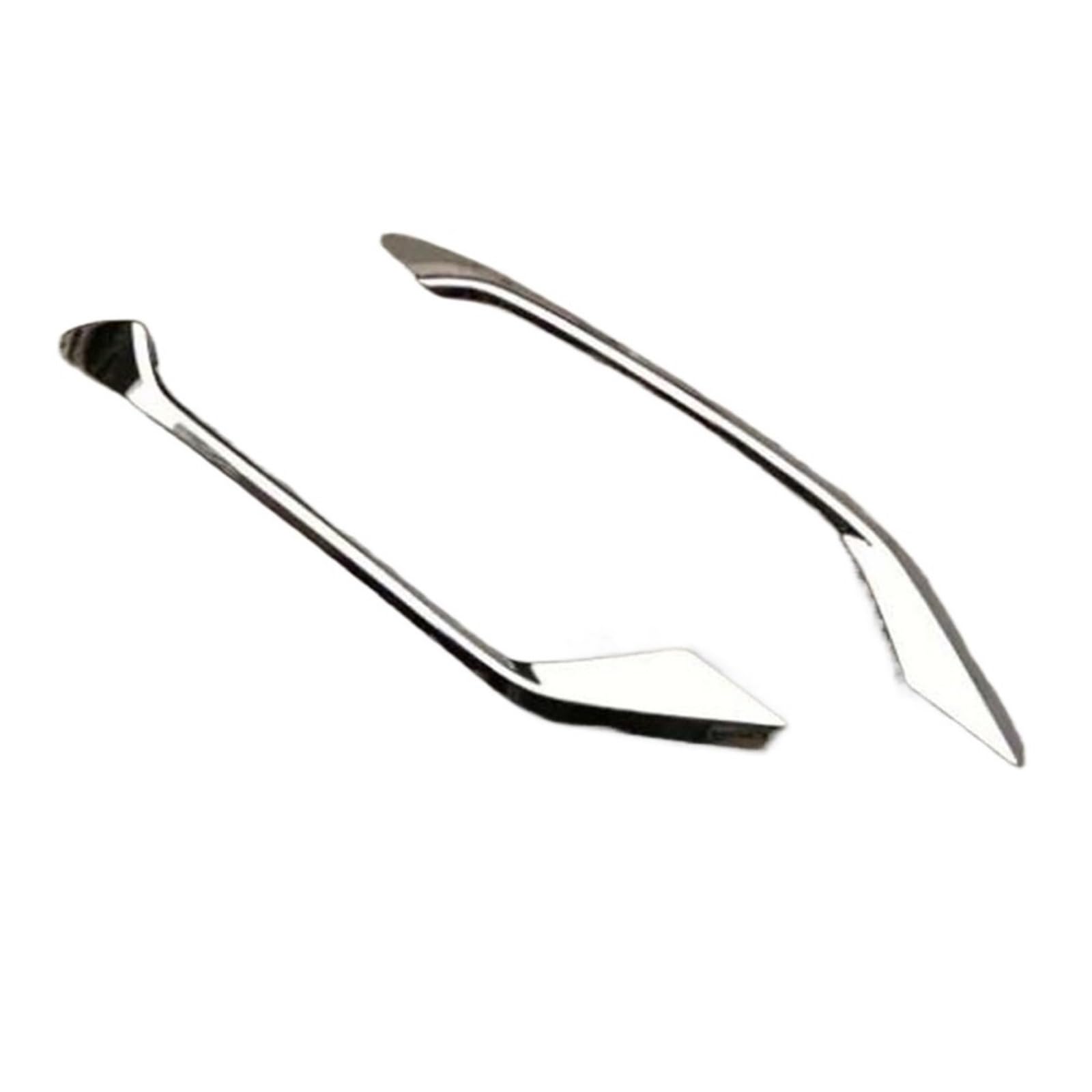 HR-V HRV, for Vezel, 2014 2015 2016 2017 2018, Car Detector ABS Chrome Trim Back Tail Rear Fog Light Lamp Cover Frame Panel Car Fog Lamp Bezel(Style 1)