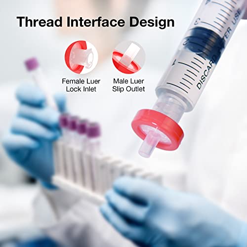Simpure 13-0.22 Syringe Filter Ptfe Hydrophobic Membrane 100 Pcs, 0.22Um Pore Size, 13Mm Disc Diameter, Hplc And Gc Needle Filter, Non-Sterile, High Throughput Lab Filtration thumb #4
