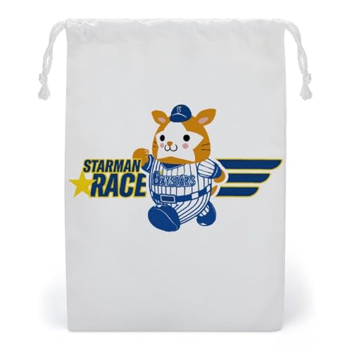 巾着袋 横浜ベイスターズ 巾着ポーチ 収納バッグ 引きひも袋 小物入れ 軽量 おしゃれ 折り畳み ギフトバッグ ッグインポーチ 運動 出張 旅行 通勤 通学 携帯便利 プレゼント