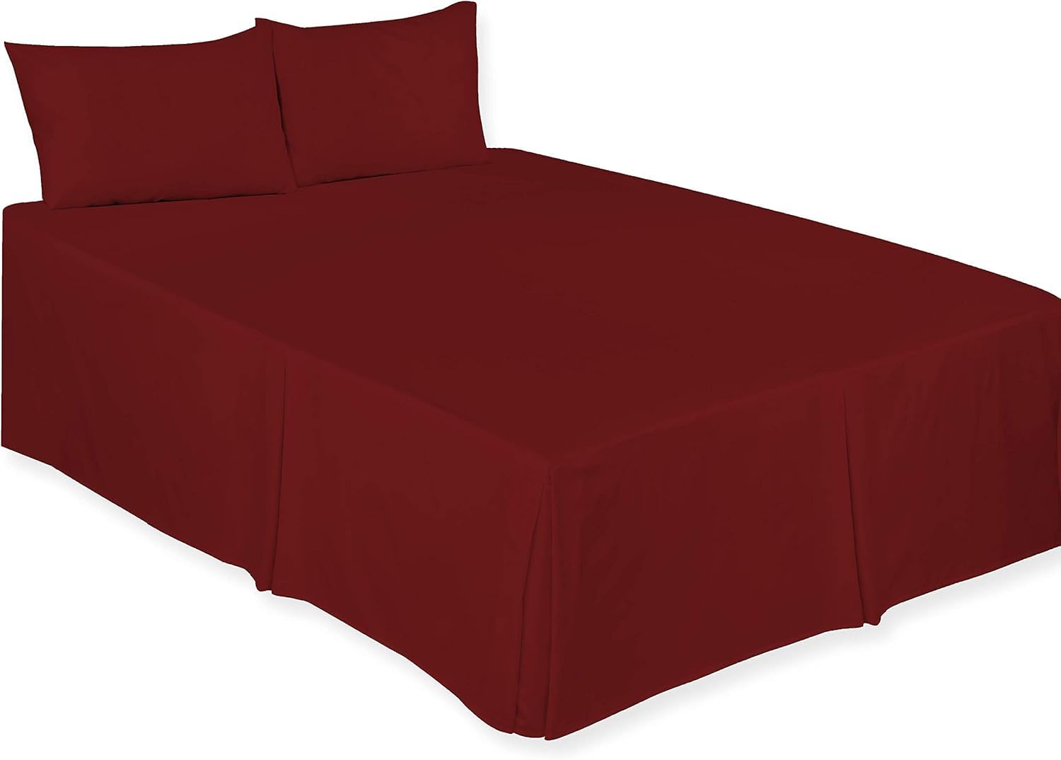 Luxury Plain Dyed Poly Cotton Platform Base Valance Sheet