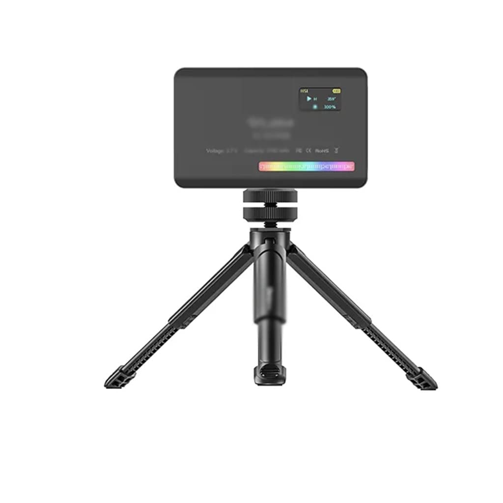 RGB Video Light with Screen Diffuser mini Camera Monitor Smartphone Selfie(E)-image-30