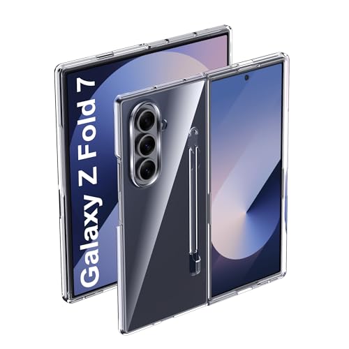 FDHYFGDY Funda para Samsung Galaxy Z Fold 7 Carcasa,con Ranura para Soporte de S Pen (sin S Pen),Antideslizante y a Prueba de Golpes,Carcasa de PC Ultrafina Resistente a arañazos para Galaxy Z Fold 7